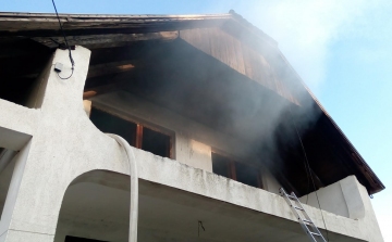 Családi ház szuterénjében keletkezett tűz