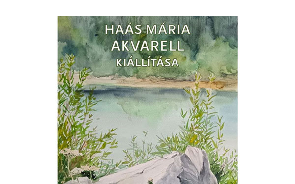 Haás Mária akvarelljeiből nyílik kiállítás a Tamási Galériában