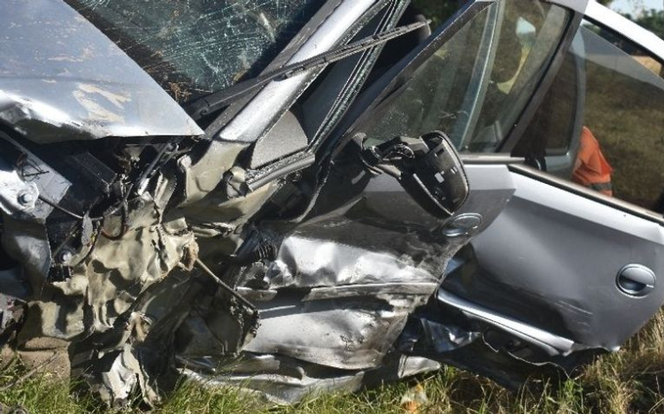 A vétlen autós is megsérült a balesetben