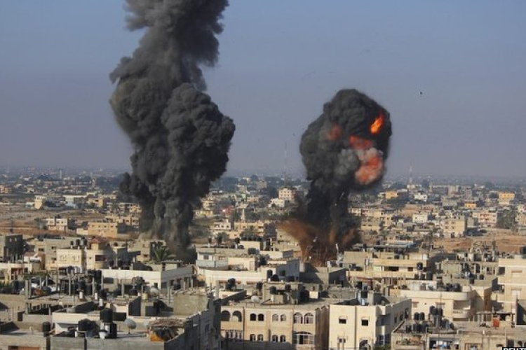 Gázai konfliktus: mecseteket és stadiont lőtt az izraeli légerő