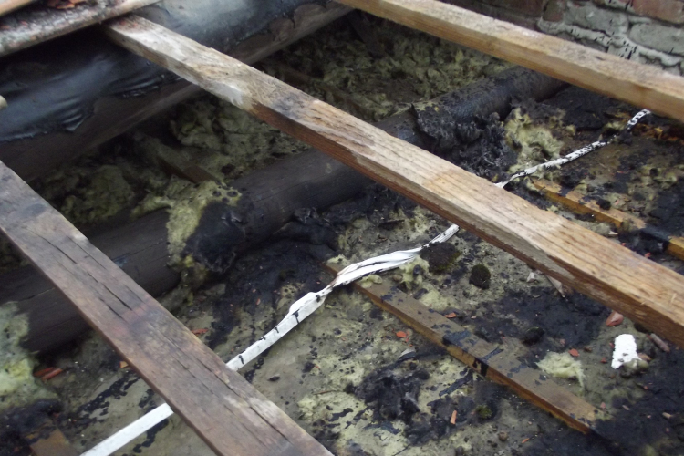 Elektromos áram okozott tüzet