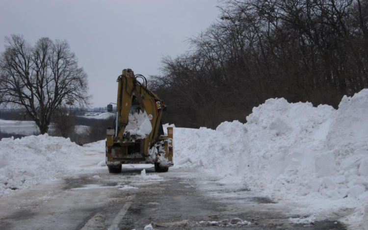 Megyei összefoglaló a hóhelyzetről