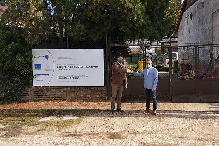 Indul a Zöld Pont és Civilház kivitelezése