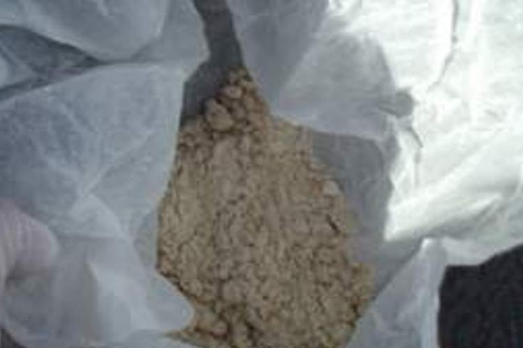 Ismeretlen eredetű zöld növényi törmelék