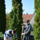 Készül az Aranyerdő óvoda kerítése