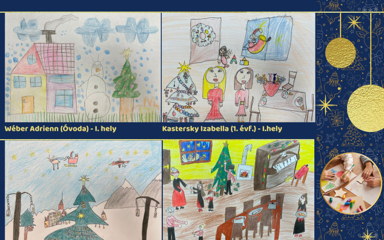 Magával ragadó alkotásokon keresztül mutathatták be a gyerekek a karácsonyukat