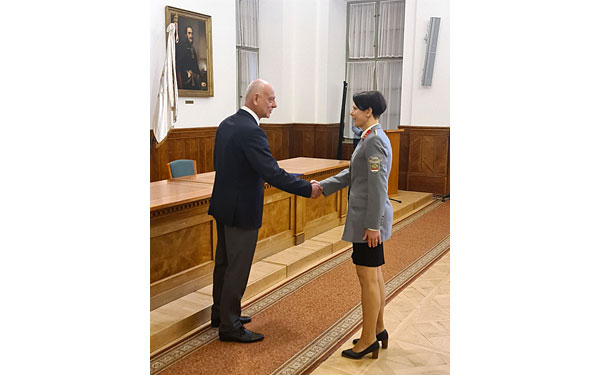 Tolna Megye Védelméért emlékérmet vehetett át Müller Katalin