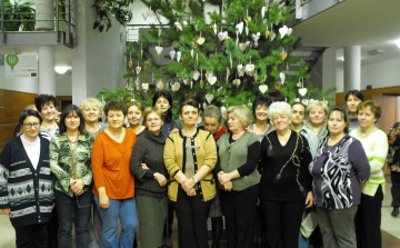 Csupa szív óriás karácsonyfa