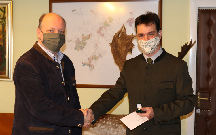 Elismerő kitüntetést vehetett át Kárász Attila 