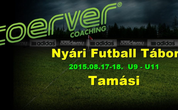 Nyári Coerver tábor Tamásiban