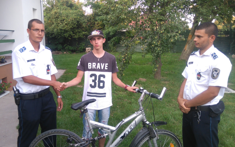 Visszakapta a kerékpárt
