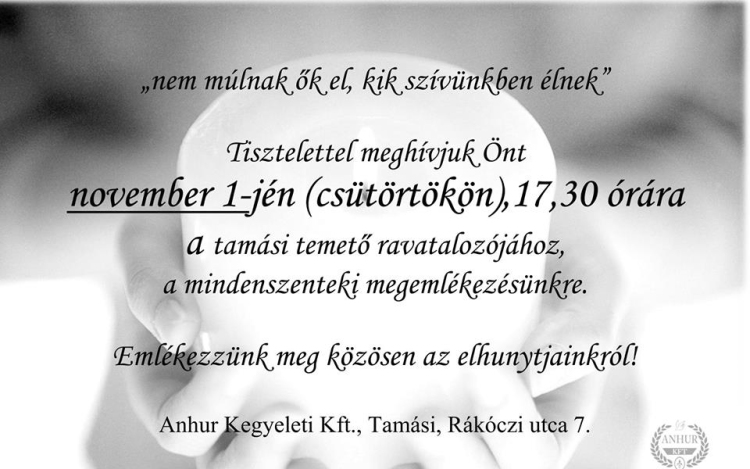 Ismét lesz mindenszenteki megemlékezés a temetőben