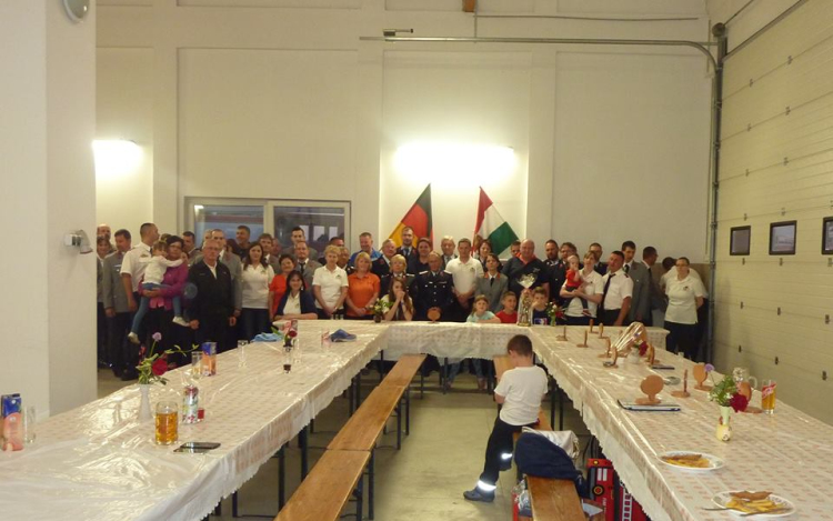 A wülknitzi tűzoltók látogattak Tamásiba