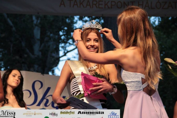 Miss Középiskola 2014: Nagy Boglárka városunkban pihent néhány napig