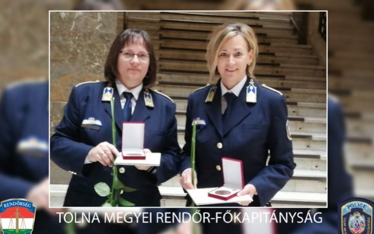 Rendvédelemért emlékéremben részesültek  