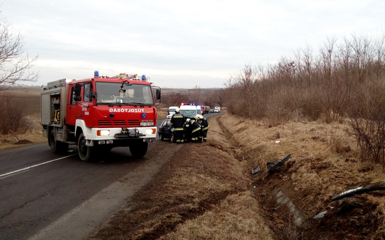 Egy ember sérült meg a reggeli balesetben