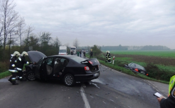Frontális ütközés Nagykónyinál