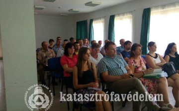 Katasztrófavédelmi tájékoztatót tartottak Tamásiban