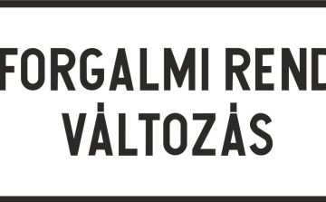 Ideiglenes forgalmi rend változás