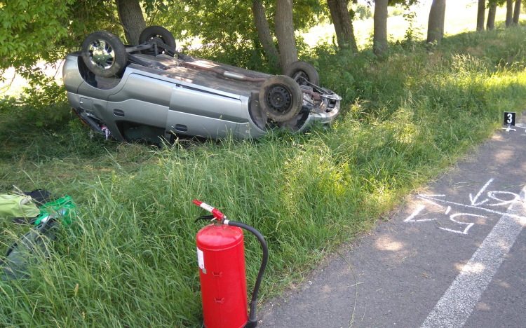 Közúti baleset történt a 61-es főúton