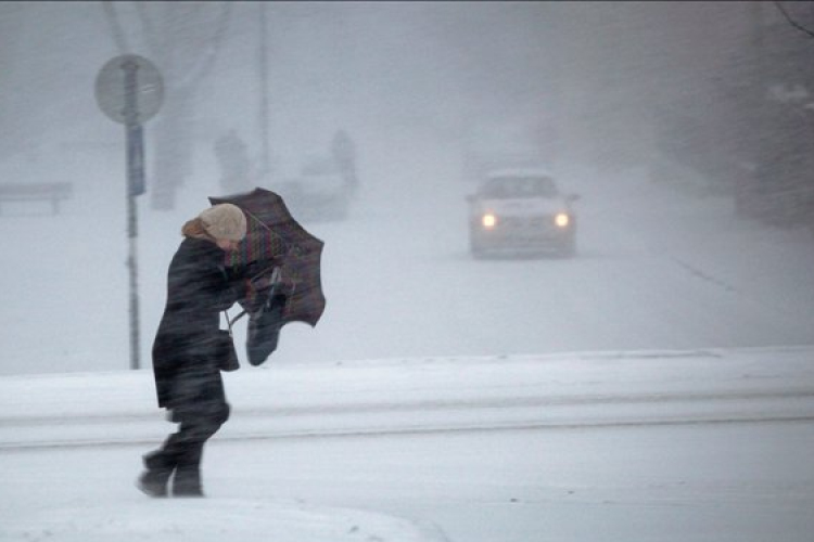 Hófúvás miatt narancssárga riasztás