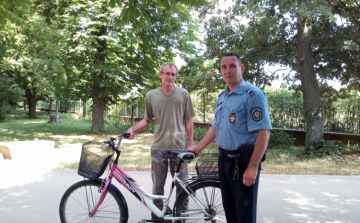 Nem sokáig örülhetett a lopott biciklinek