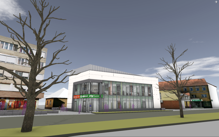 Megkezdődött a városközpontban található épület bontása