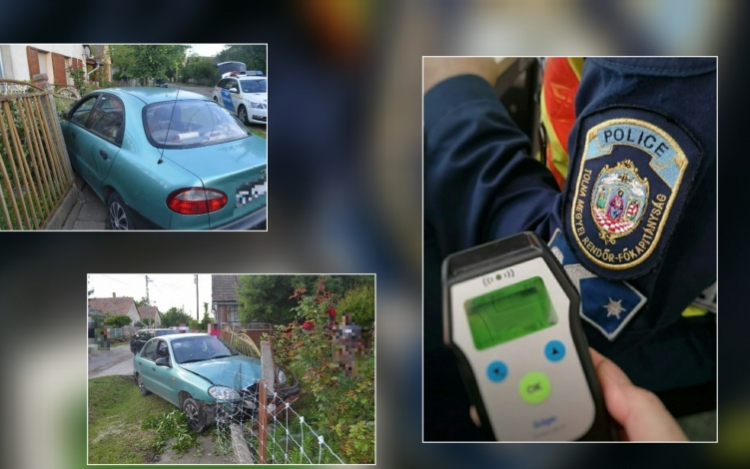 Ittasan, vezetői engedély nélkül okozott balesetet