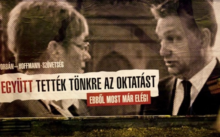 A kormányfőt ábrázoló plakátokkal folytatja kampányát az MSZP