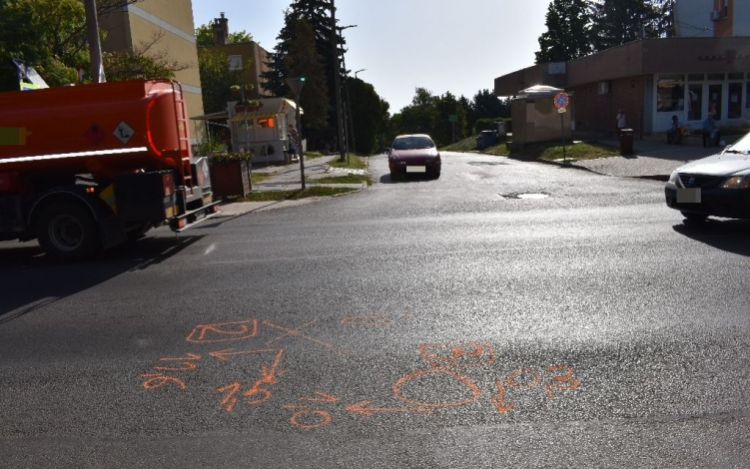 Elütötték, megsérült, majd elment a helyszínről a tamási kerékpáros