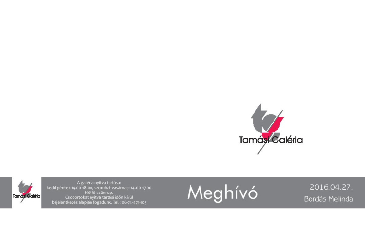 Ma nyílik meg Bordás Melinda kiállítása