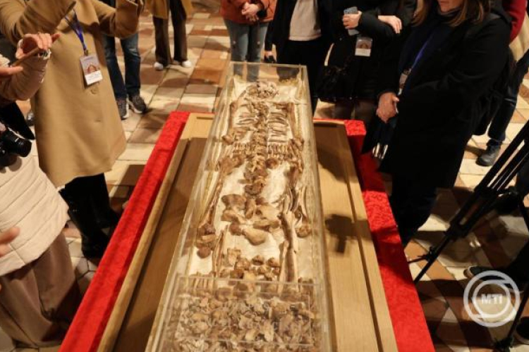 Szent Ferenc csontjait visszahelyezték Assisi bazilikájának kriptájába