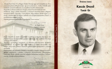 Egy könyv a gimnázium emblematikus tanáráról 