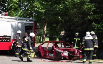 Vizsgáztak a tamási tűzoltók