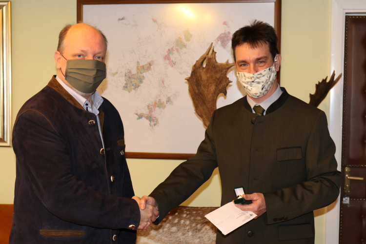 Elismerő kitüntetést vehetett át Kárász Attila 