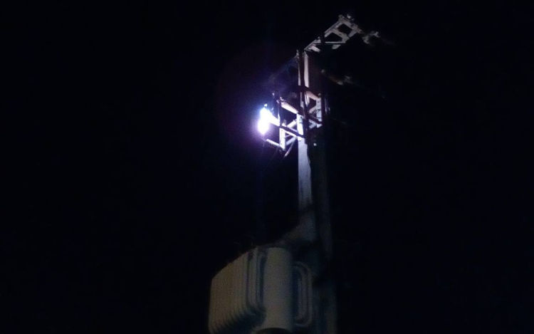 Trafó biztosíték égett Iregszemcsén