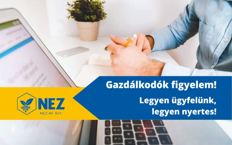 Gazdálkodók figyelem! Legyen ügyfelünk, legyen nyertes!