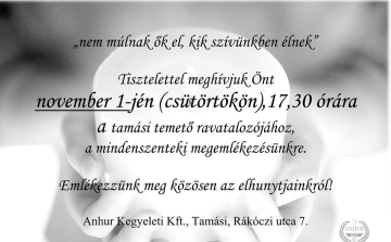 Ismét lesz mindenszenteki megemlékezés a temetőben