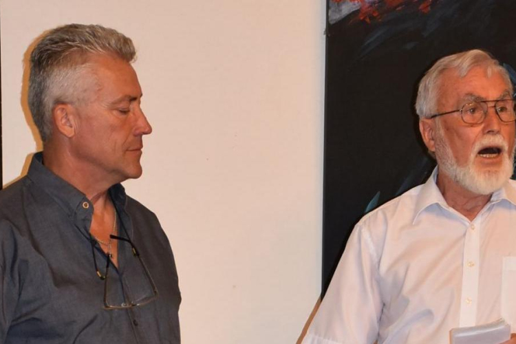 Megfestette élete eddigi legnagyobb képét Biszák László