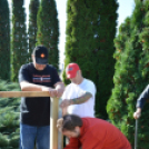 Készül az Aranyerdő óvoda kerítése