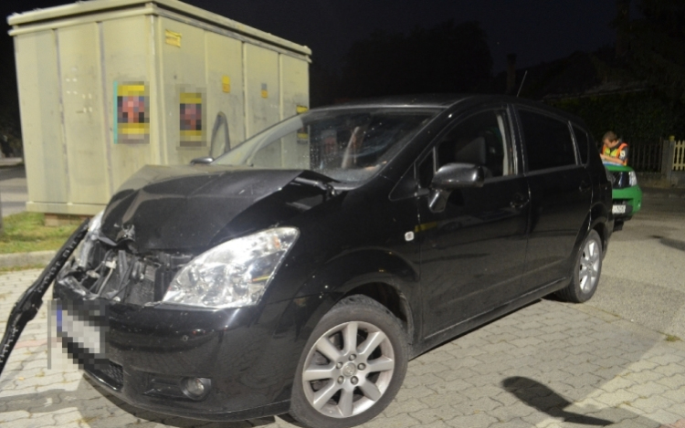 Félmilliós kár keletkezett a baleset során