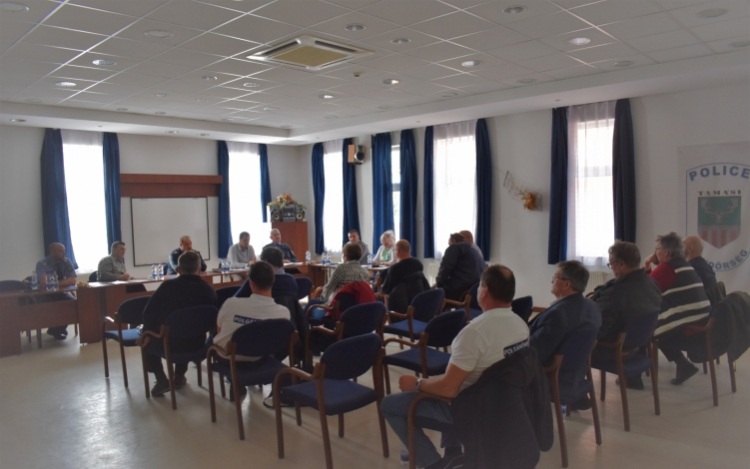 A polgárőrökkel egyeztettek