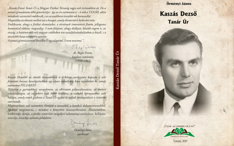 Egy könyv a gimnázium emblematikus tanáráról 
