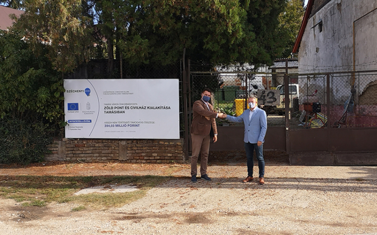 Indul a Zöld Pont és Civilház kivitelezése