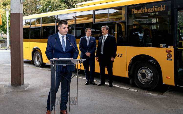 Új autóbuszok állnak forgalomba Tolna megyében